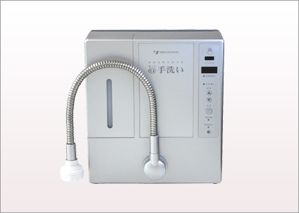 除菌電解水給水器@手洗い